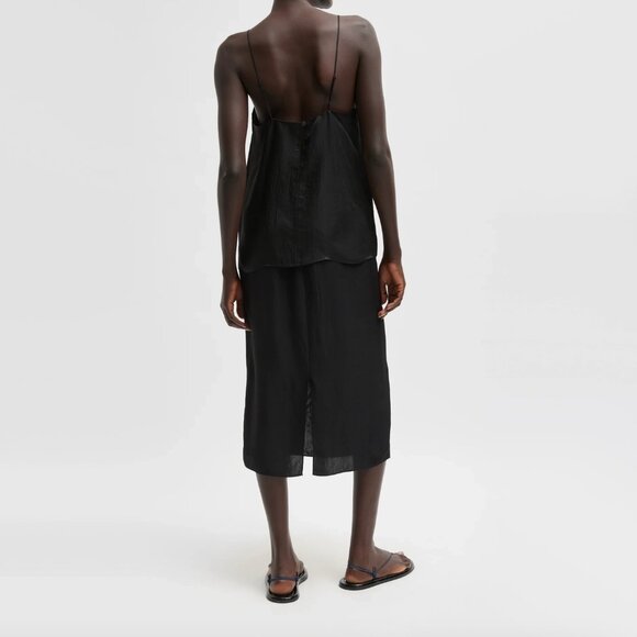 Tibi Slip Skirt in Black, size XL - Picture 3 of 10